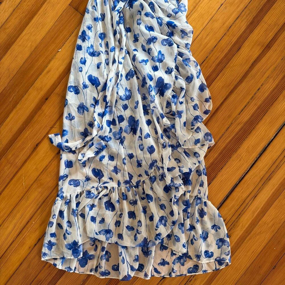 MISA Los Angeles Thesa Dress in Blue Floral Size S - Picture 6 of 7